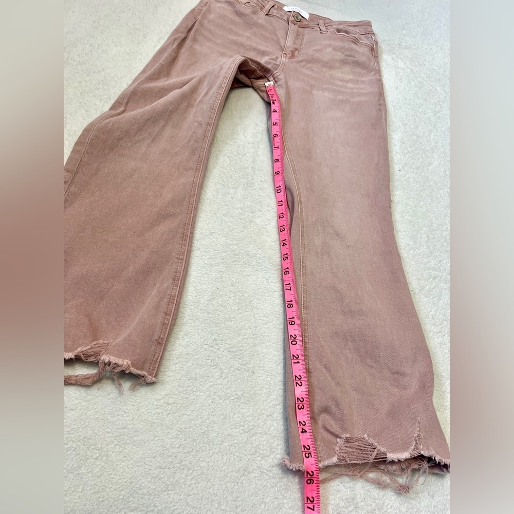 Vervet Pastel 90's Vintage Boyfriend Cropped Flare Jean - Size 28 - Picture 15 of 15